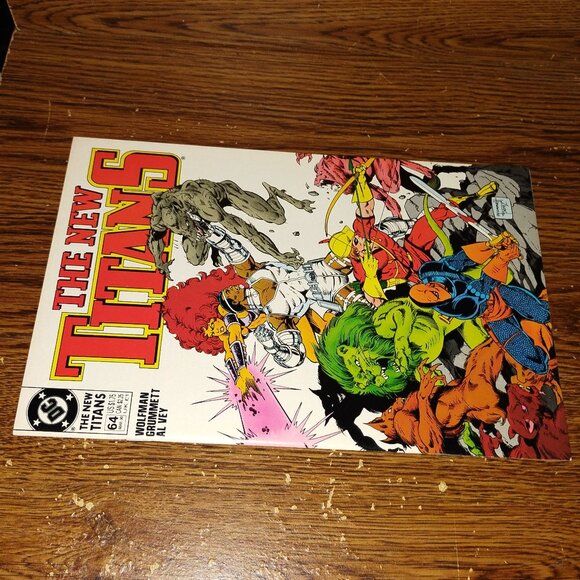 The New Teen Titans #64 (DC comics,1990) - Picture 3 of 3